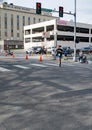 Blue Ridge Marathon Finish Line, Roanoke, Virginia, USA Royalty Free Stock Photo